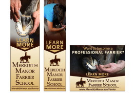 Meredith Manor Farrier School Banners
